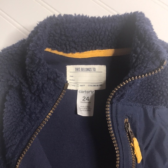 Carters sz 24m fleece vest - Picture 3 of 3